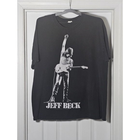 Alstyle Other - Jeff Beck 2014 Graphic Tee Shirt Men's Size XL‎ Alstyle Black Short Sleeve Faded